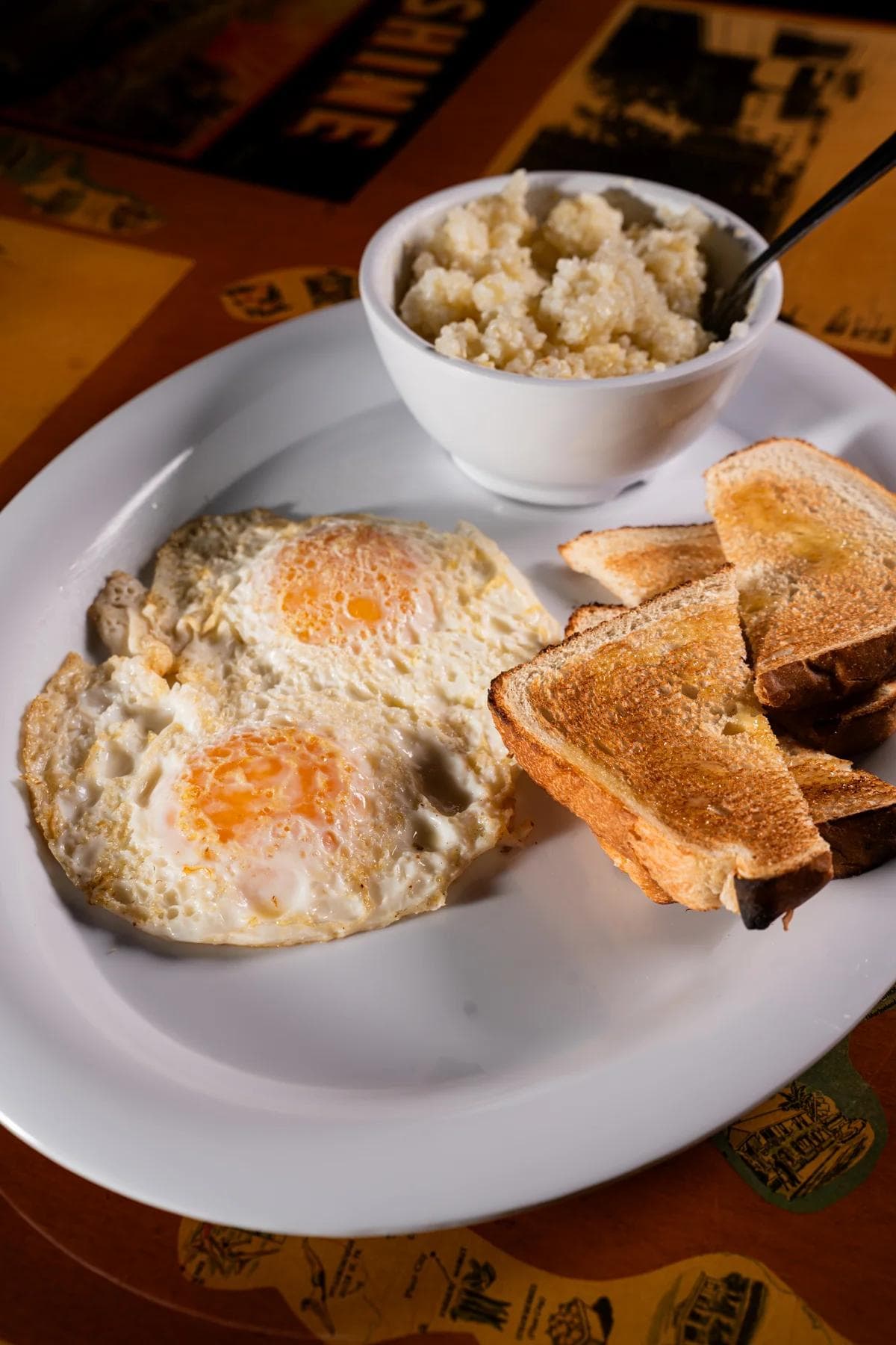 Two Eggs, Toast & Choice of Side