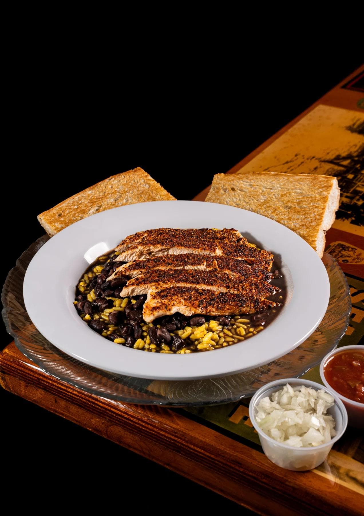 Black Beans & Yellow Rice with Chicken