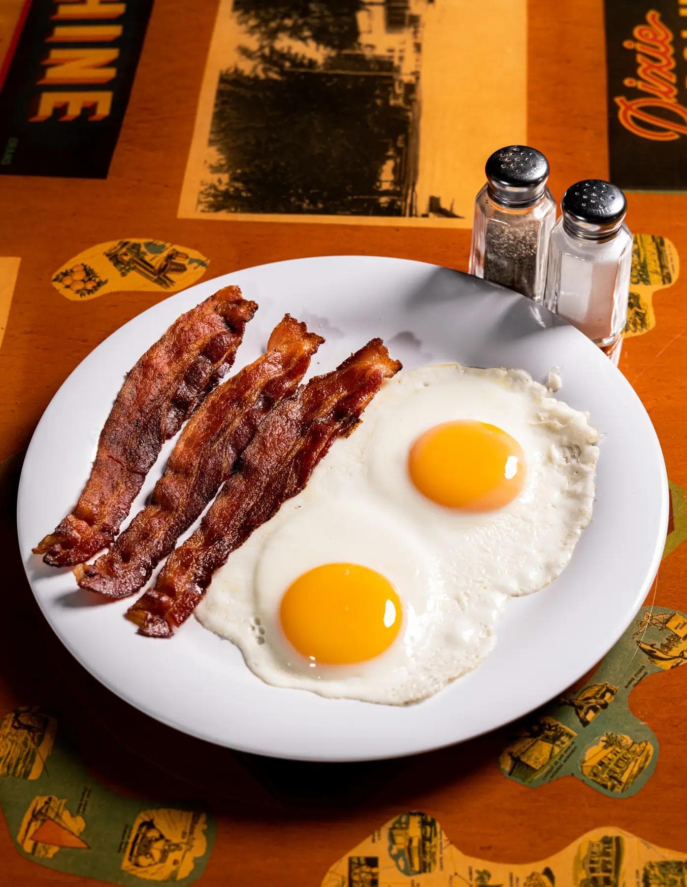 Two Eggs, Toast & Choice of Meat